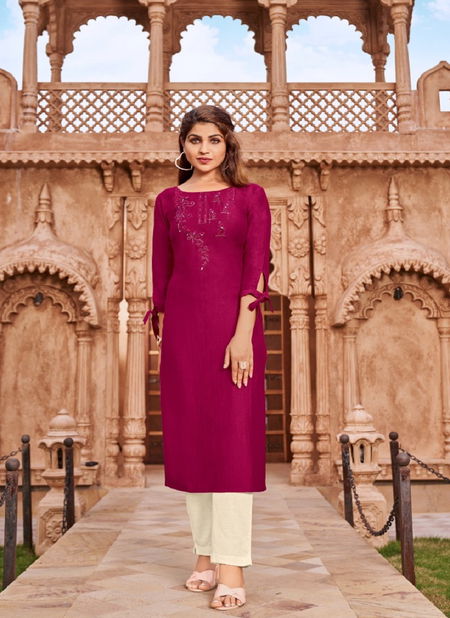 Kalaroop Octavia Vol 14 Silk Designer Kurtis Catalog
 Catalog